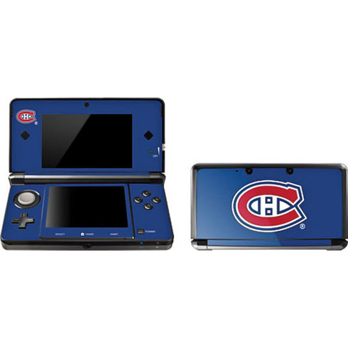 NHL Montreal Canadiens Solid Background 3DS (2011) Skin